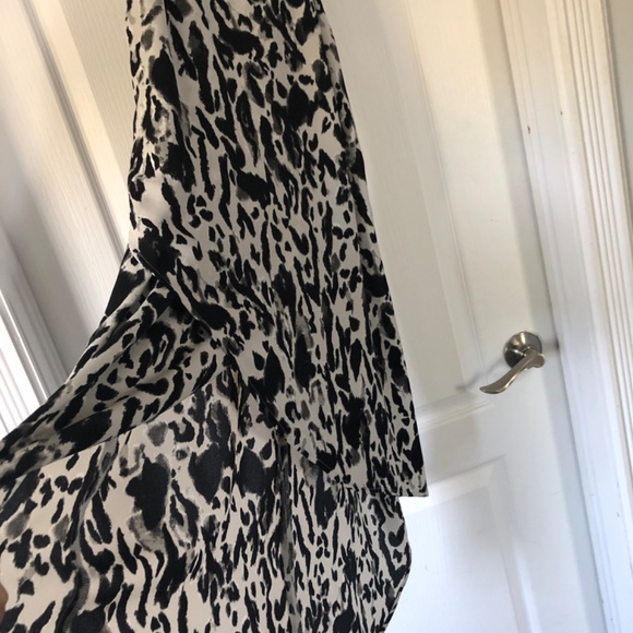 NWOT Free Press Small Hi Lo black and White Sundress - Picture 2 of 4